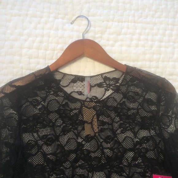 Commando Floral Lace Long Sleeved Tee - Picture 4 of 5